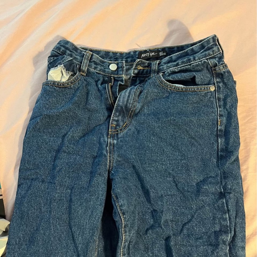 Nasty Gal High Waisted straight leg jeans